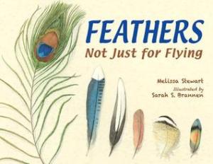  Feathers: Not Just for Flying by Melissa Stewart, Illustrated by Sarah S. Brannen [***]
